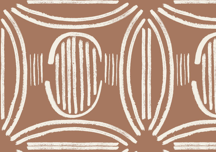 Geometric Tiles, Burnt Orange - Twist&Fit Roller Blind - Image 6